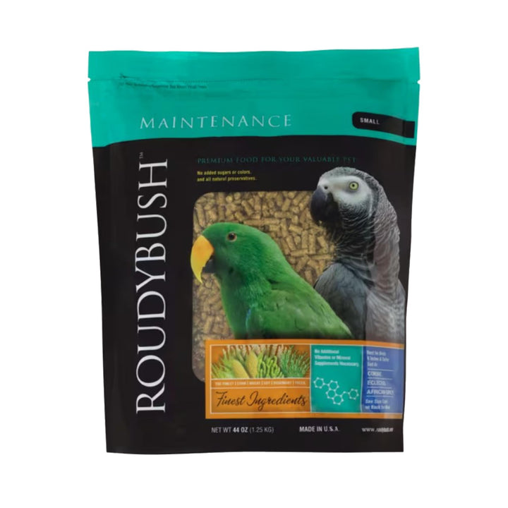 RoudyBush Daily Maintenance Bird Food, Small Pellets, 44 oz