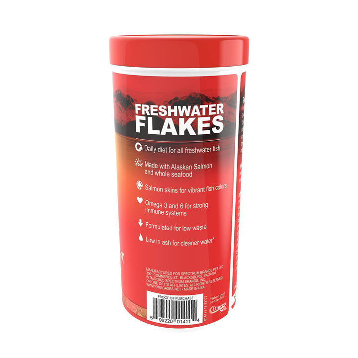 Omega One Freshwater Flakes, 2.2 oz