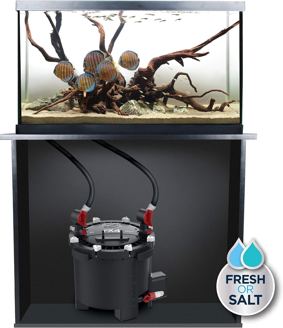 Fluval FX4 High Performance Canister Aquarium Filter, Up to 250 Gal