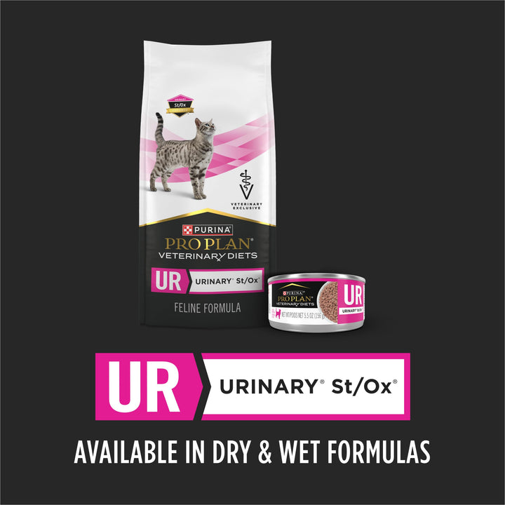 Purina Pro Plan Veterinary UR Urinary St/Ox Dry Cat Food, 6 lb Bag