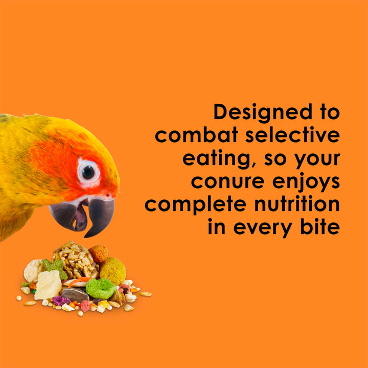 Kaytee Fiesta Conure Bird Food, Nutritious Fun Blend, 4.5 Pounds