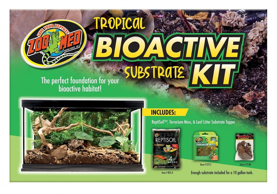 Zoo Med Tropical Bioactive Substrate Kit 10 Gallon