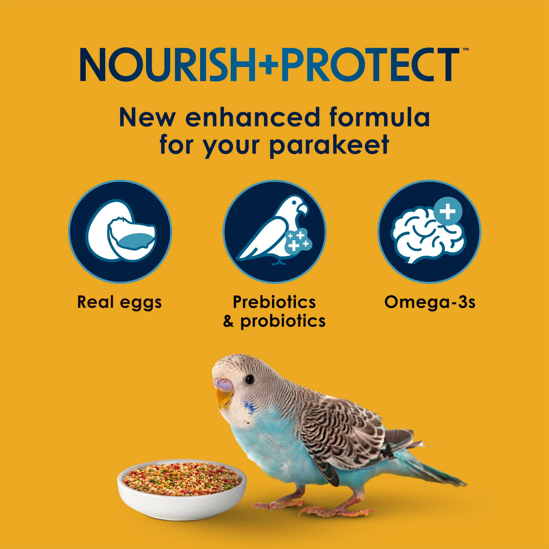 Kaytee Forti-Diet Pro Health Egg-Cite Nourish+Protect Parakeet Bird Seed
