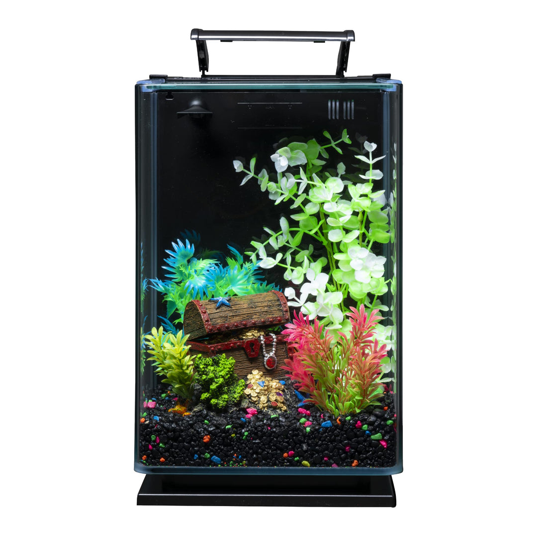GloFish Aquarium Gravel, Black With Fluorescent Accents, 5 lbs