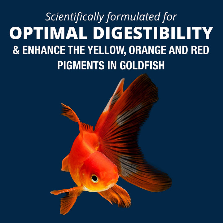 Tetra Goldfish Worm Shaped Bites Fish Food, 2.46 Oz., Complete Food for All Goldfish (Pack of 2)