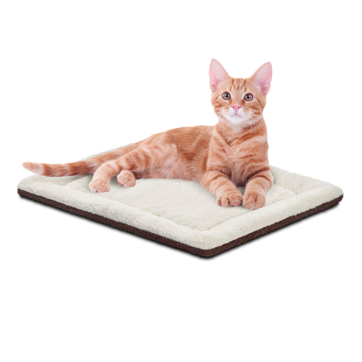 K&amp;H Self-Warming Cat Bed Pad, Self Heating Pad, Small 21 X 17 Oatmeal/Choco