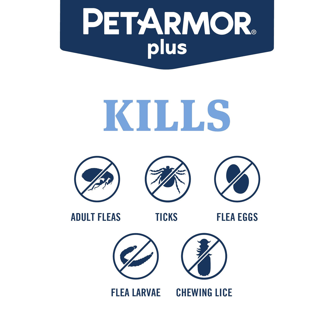 PetArmor Plus Flea &amp; Tick Topical Cats 1.5 lbs+, 6-Month