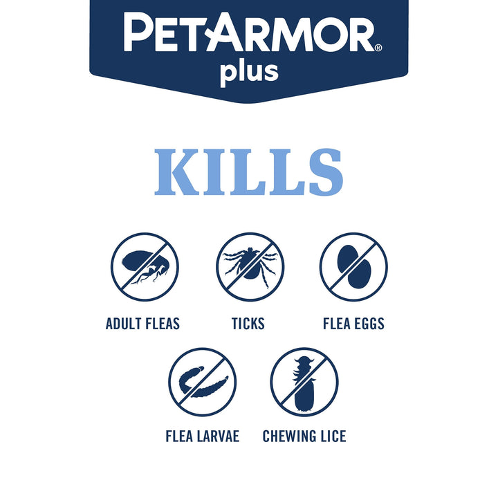 PetArmor Plus Flea &amp; Tick Topical Cats 1.5 lbs+, 6-Month
