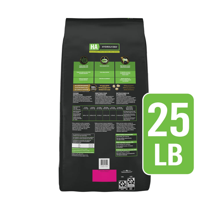 Purina Pro Plan Veterinary Diets HA Hydrolyzed Dry Dog Food, 25 lb Bag