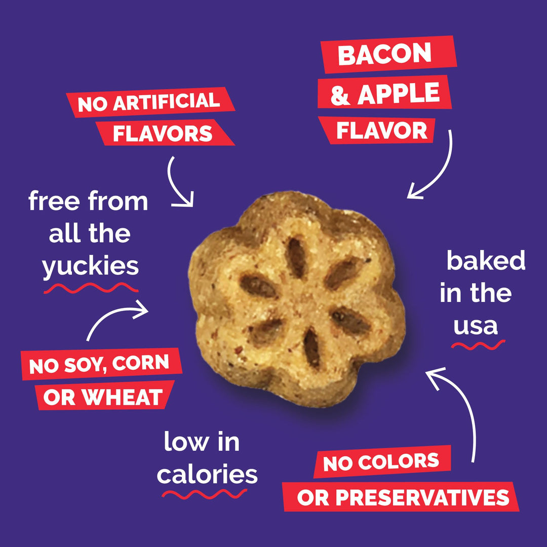 Fruitables Skinny Mini Dog Treats, Training Treats, Bacon &amp; Apple, 5oz