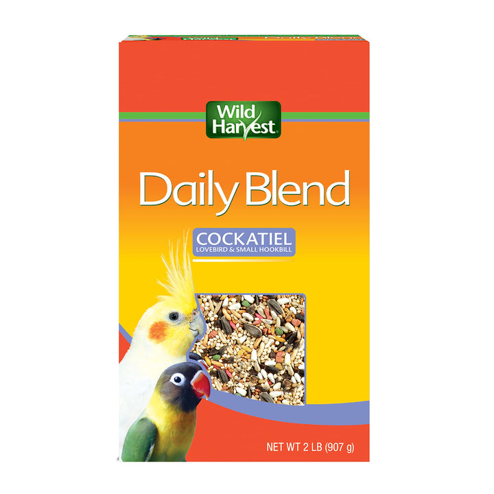 Wild Harvest Daily Blend Bird Food for Cockatiels, 2 lbs.
