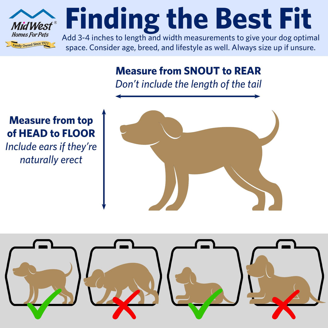 Spree by MidWest 19-Inch Travel Carrier, Blue, Fits Pets up to 10 lbs