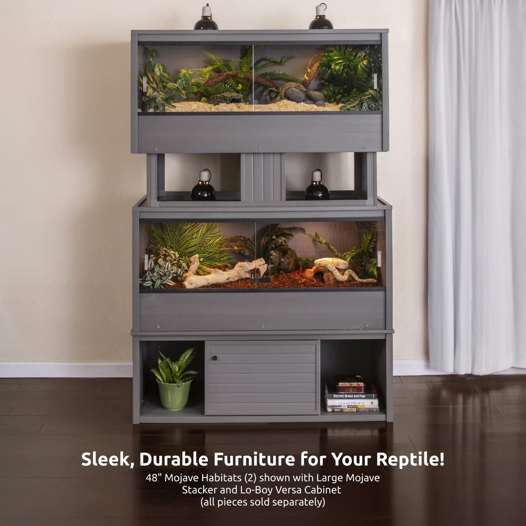 New Age Pet® ECOFLEX® 48" Mojave Reptile Enclosure, Large, Grey