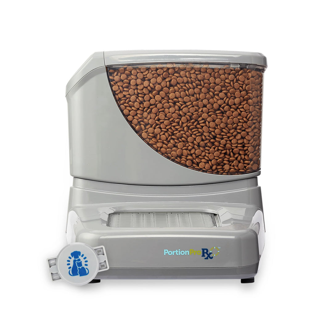 PortionPro Rx Automatic Pet Feeder with Active RFID Technology - Prevents Food Stealing, Perfect for Prescription Diets, Schedules Meals for Multiple Pets (Cats &amp; Dogs)