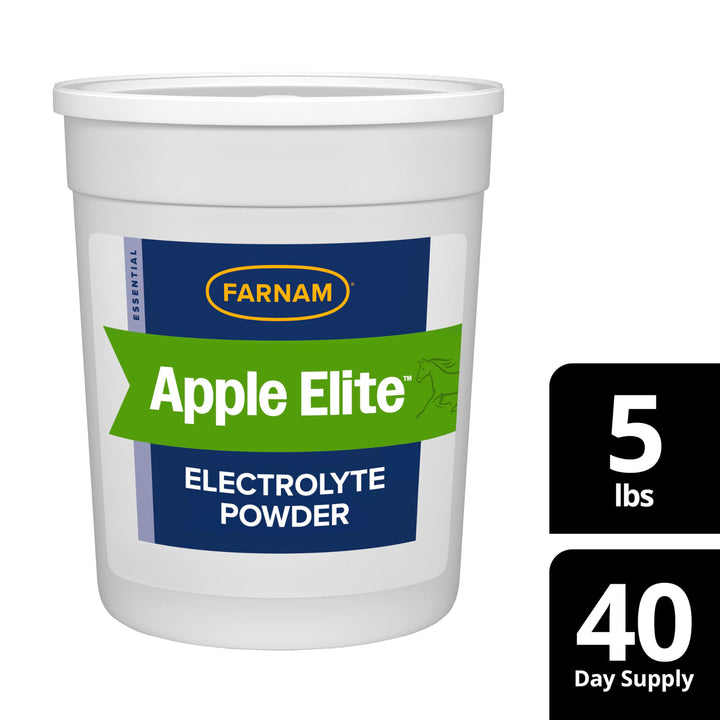 Farnam Apple Elite Horse Electrolytes Powder Supplement, 40 Day Supply
