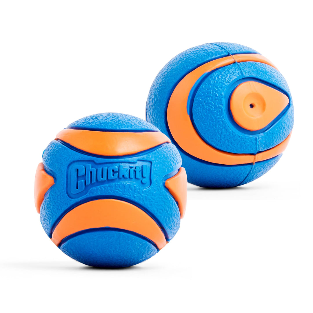 Chuckit! Ultra Squeaker Dog Balls, Floating, Medium 2.5-in, 2-Pack
