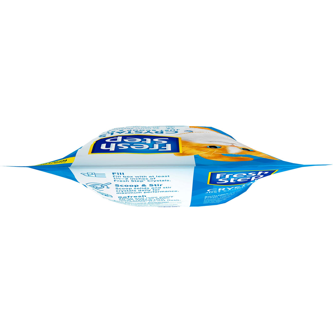 Fresh Step Crystal Cat Litter, Lightweight with Long-Lasting Odor Control, Low Dust, 8lbs.