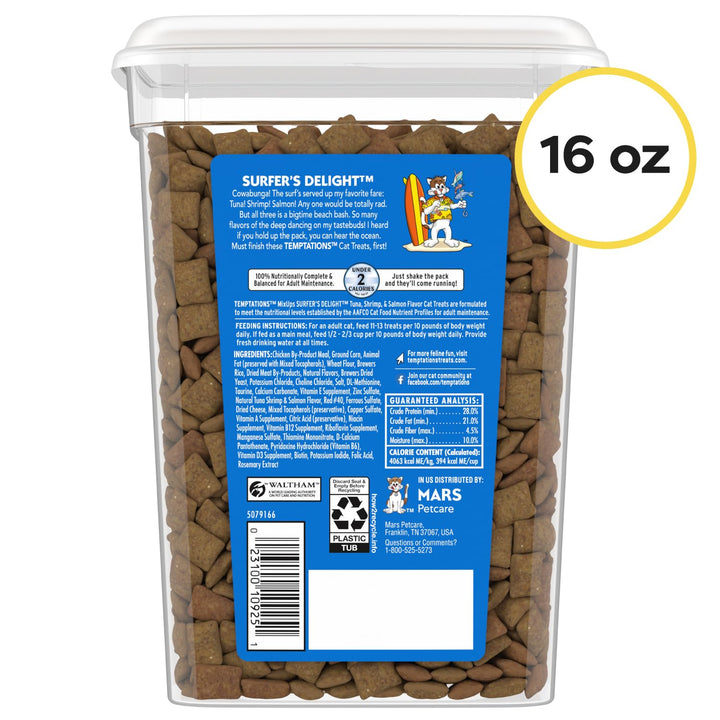 Temptations MixUps Crunchy Cat Treats, Surfer&