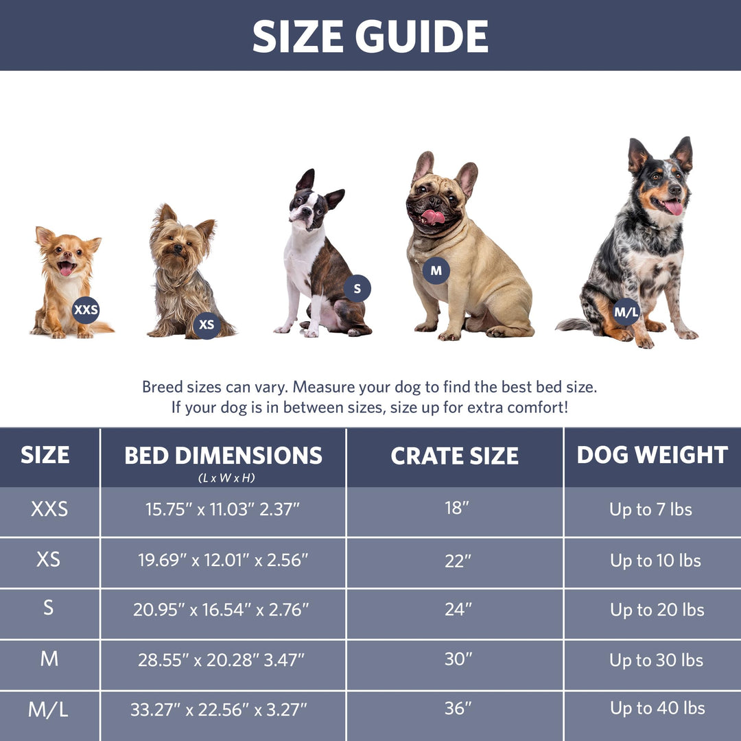 MidWest Homes for Pets QuietTime Fashion Dog Bed - Blue Faux Fur Bolster, Ultra-Soft and Machine Washable, Fits 24-Inch Crates and Carriers, for Small Breed Dogs