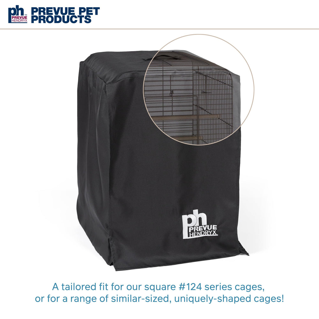 Prevue Pet Products Medium Bird Cage Cover - Black, Size Medium