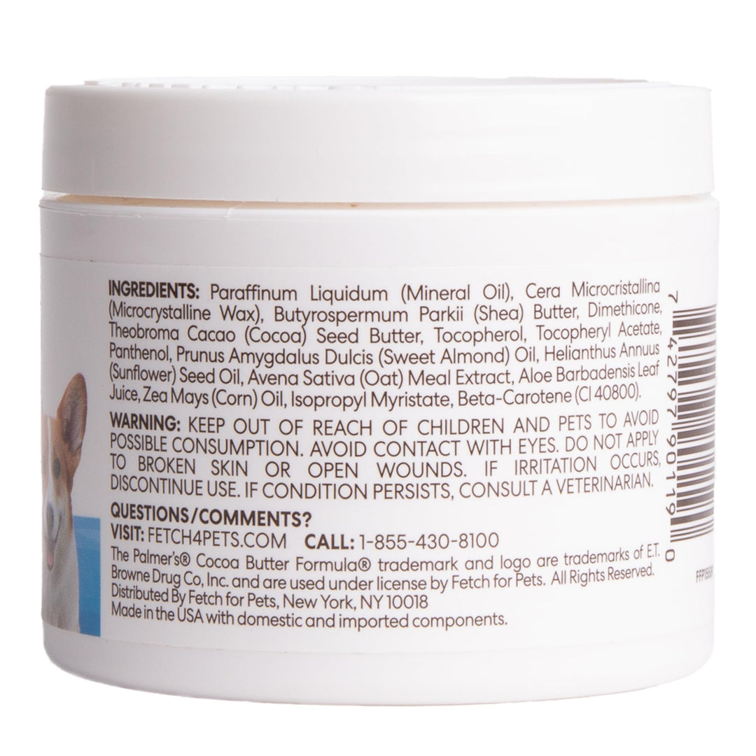 Palmers for Pets Cocoa Butter Paw Pad and Nose Balm for Dogs, 3.5 Oz