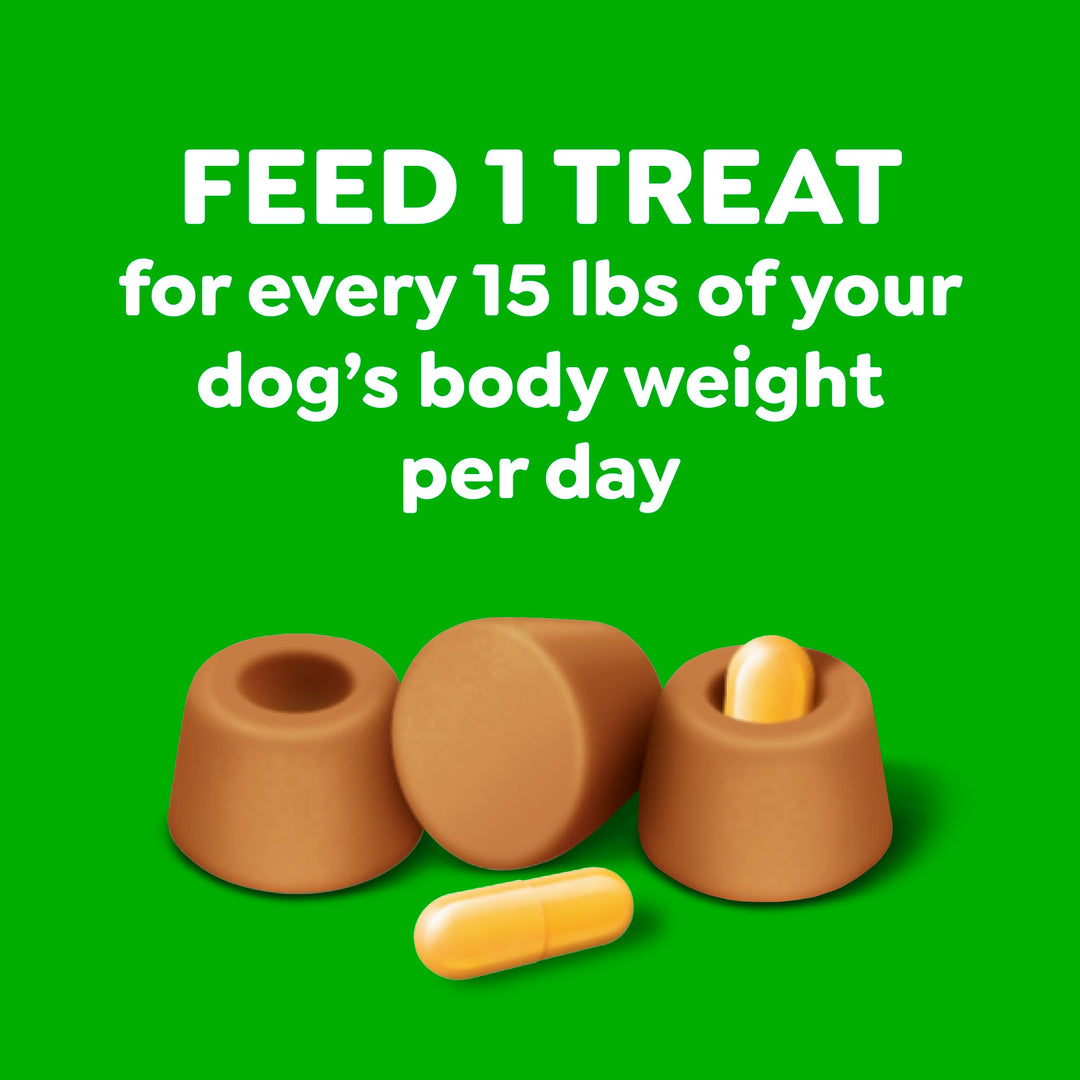 Greenies Pill Pockets Large Size Dog Treats, Peanut Butter, 7.9 oz