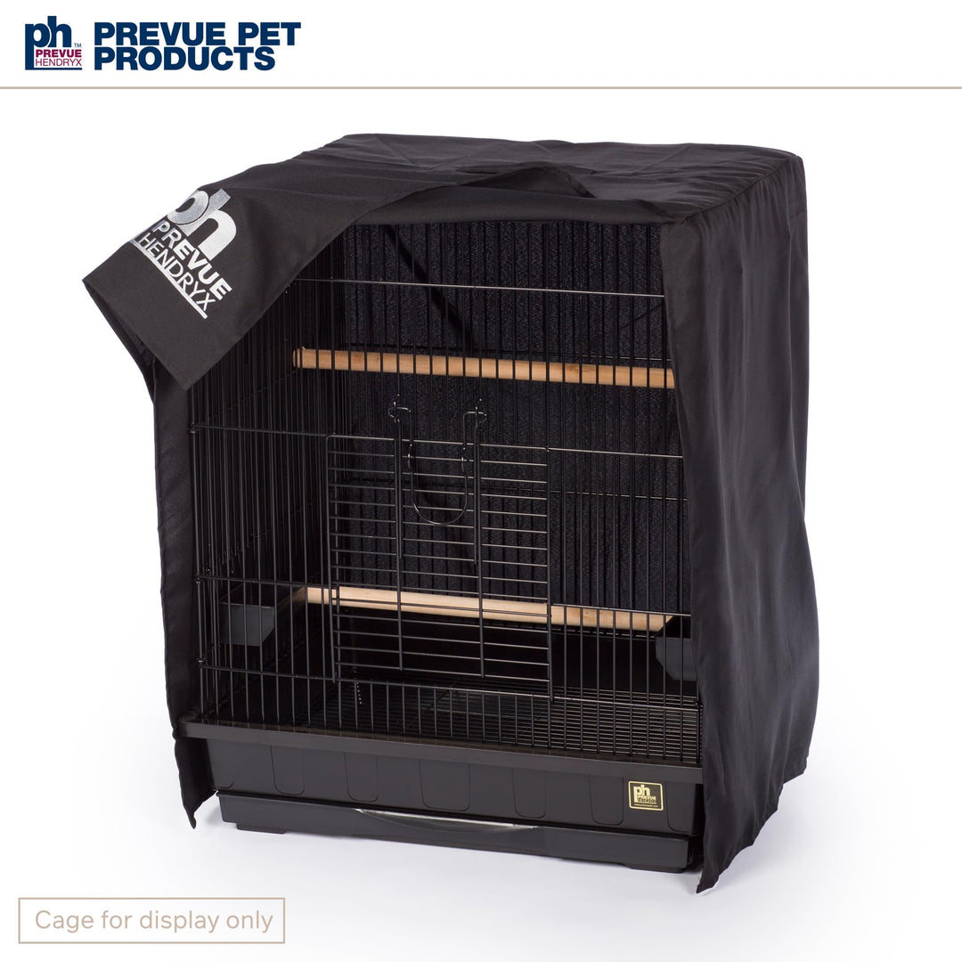 Prevue Pet Products Medium Bird Cage Cover - Black, Size Medium