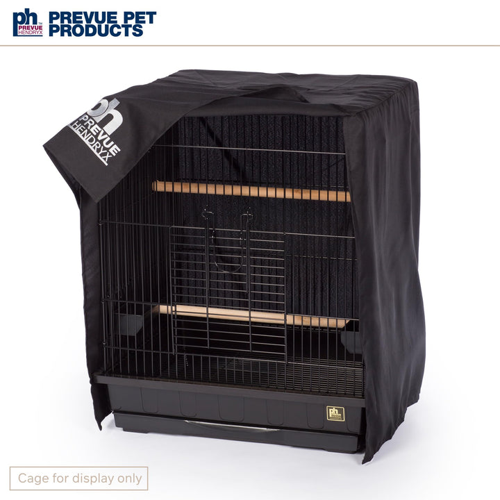 Prevue Pet Products Medium Bird Cage Cover - Black, Size Medium