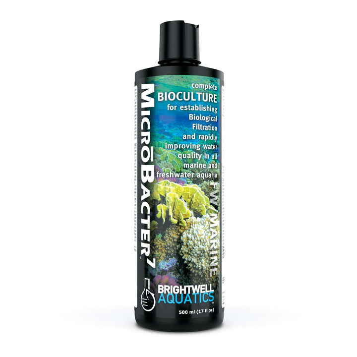 Brightwell Aquatics MicroBacter7 Biological Filter Bioculture Aid, 500 ml