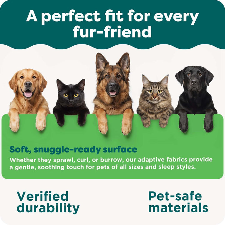 FurHaven Cat Bed Cave for Indoor Cats &amp; Small Dogs, Washable &amp; Foldable Pet Tent with Removable Cushion, Small, Polar Fleece, Heather Gray