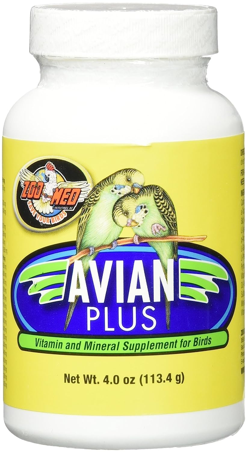 Zoo Med Laboratories Avian Plus Bird Vitamins, 4 oz