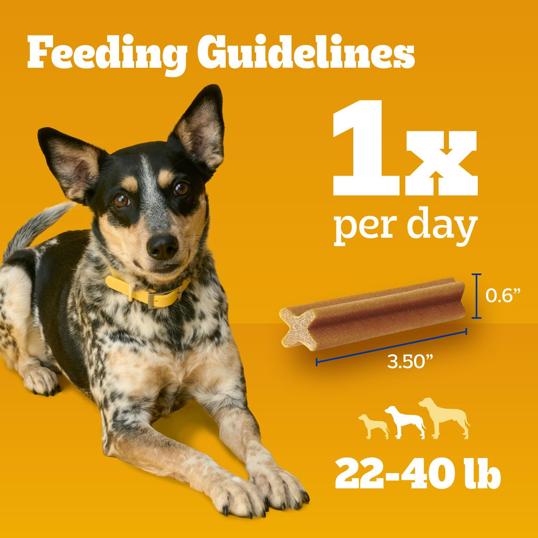 Pedigree Dentastix Small &amp; Medium Dental Dog Treats, Original, 25 Count
