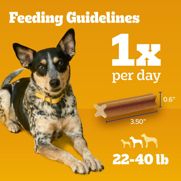 Pedigree Dentastix Small &amp; Medium Dental Dog Treats, Original, 25 Count
