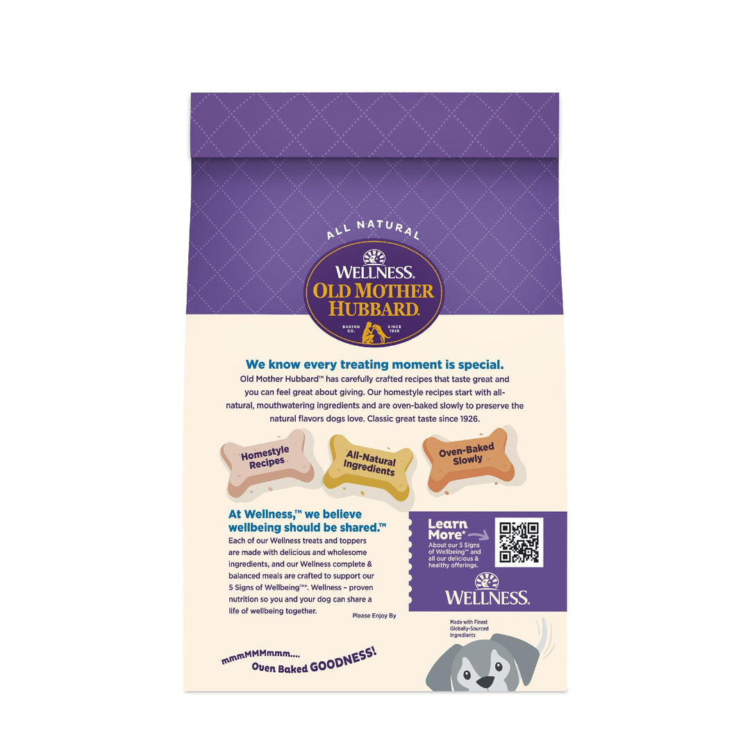 Old Mother Hubbard Wellness Original Mix Dog Biscuits, Natural, Training Treats, Four Flavors, Large Size, (3.5 Pound Bag)
