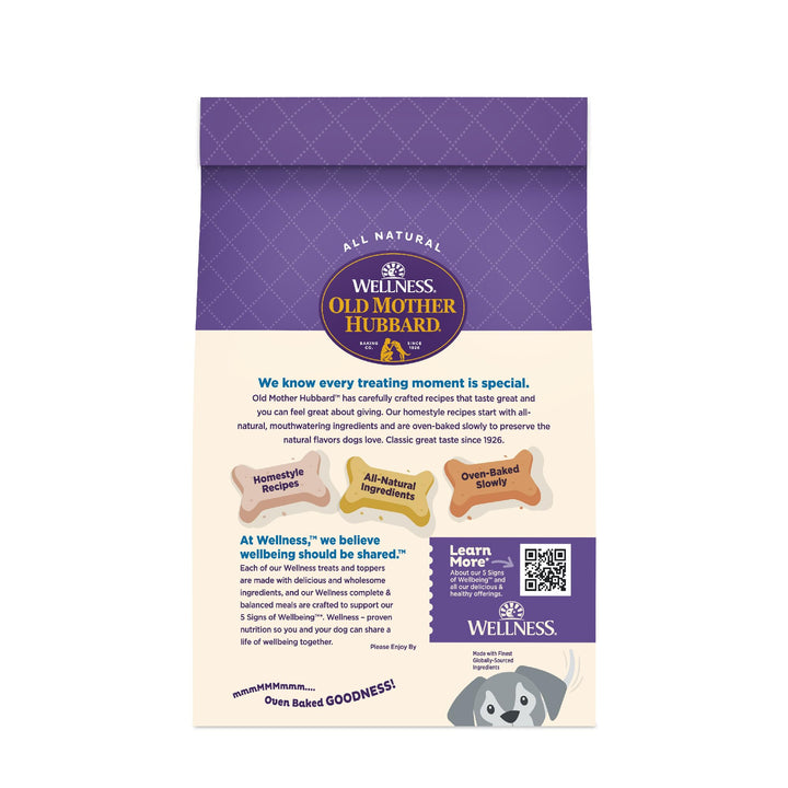 Old Mother Hubbard Wellness Original Mix Dog Biscuits, Natural, Training Treats, Four Flavors, Large Size, (3.5 Pound Bag)