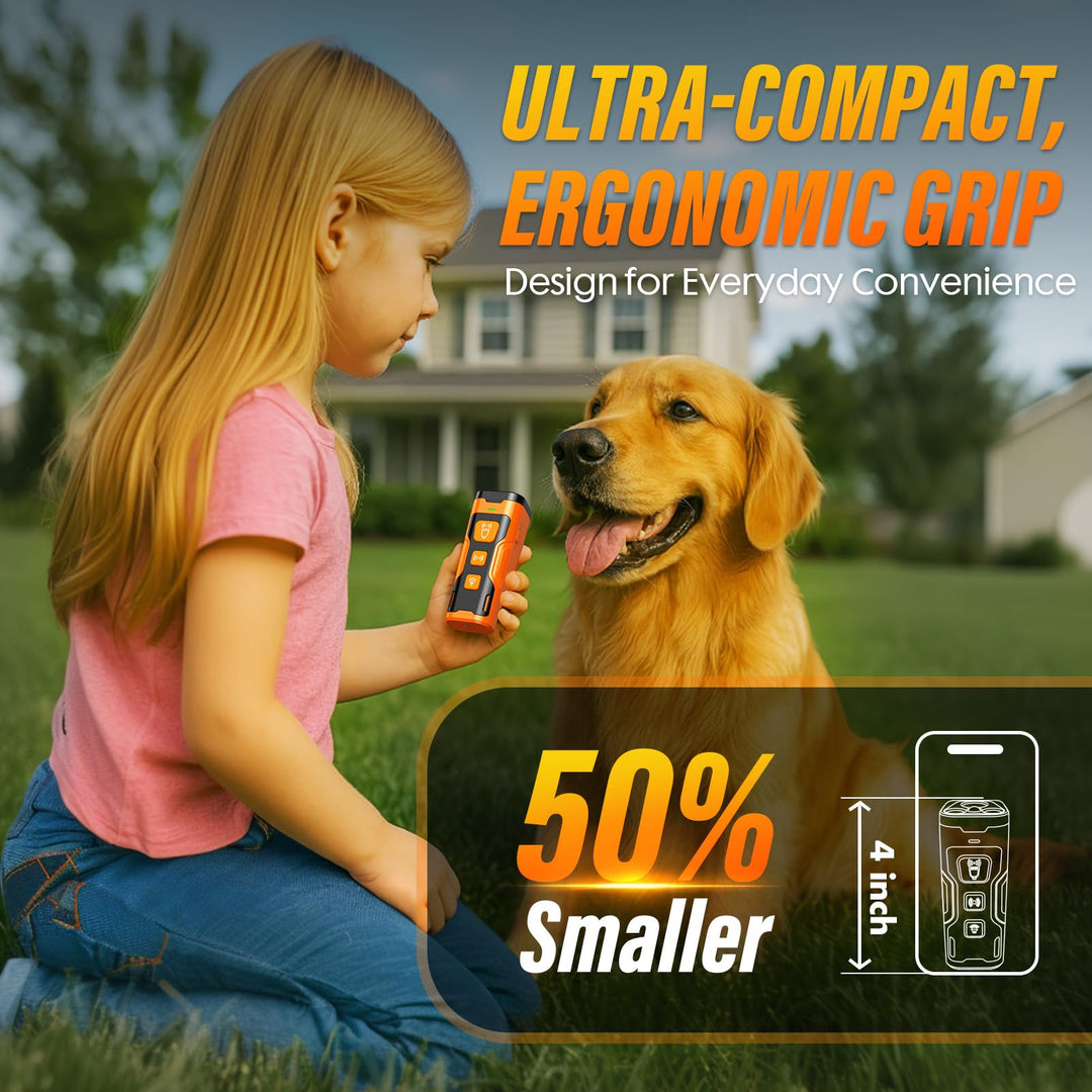 YUYQA Dog Bark Deterrent Device, 3X Ultrasonic Anti Barking Devices