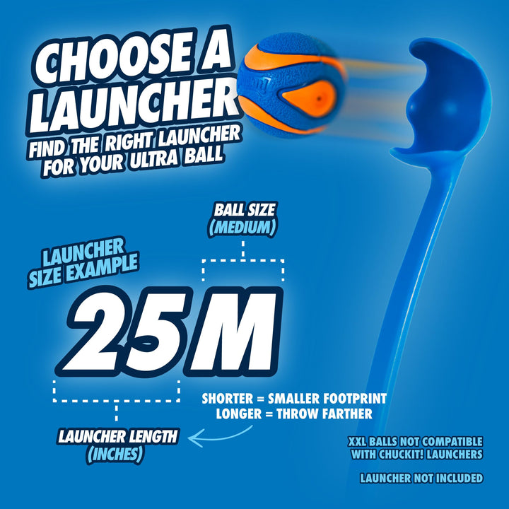 Chuckit! Ultra Squeaker Dog Balls, Floating, Medium 2.5-in, 2-Pack