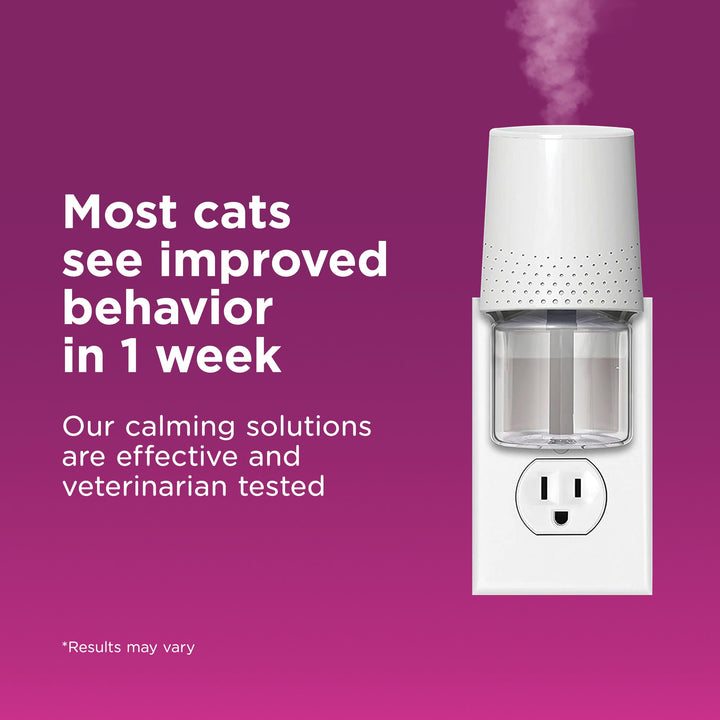 Comfort Zone Multi Cat Calming 3 Room Value Kit, 3 Diffusers &amp; 6 Refills