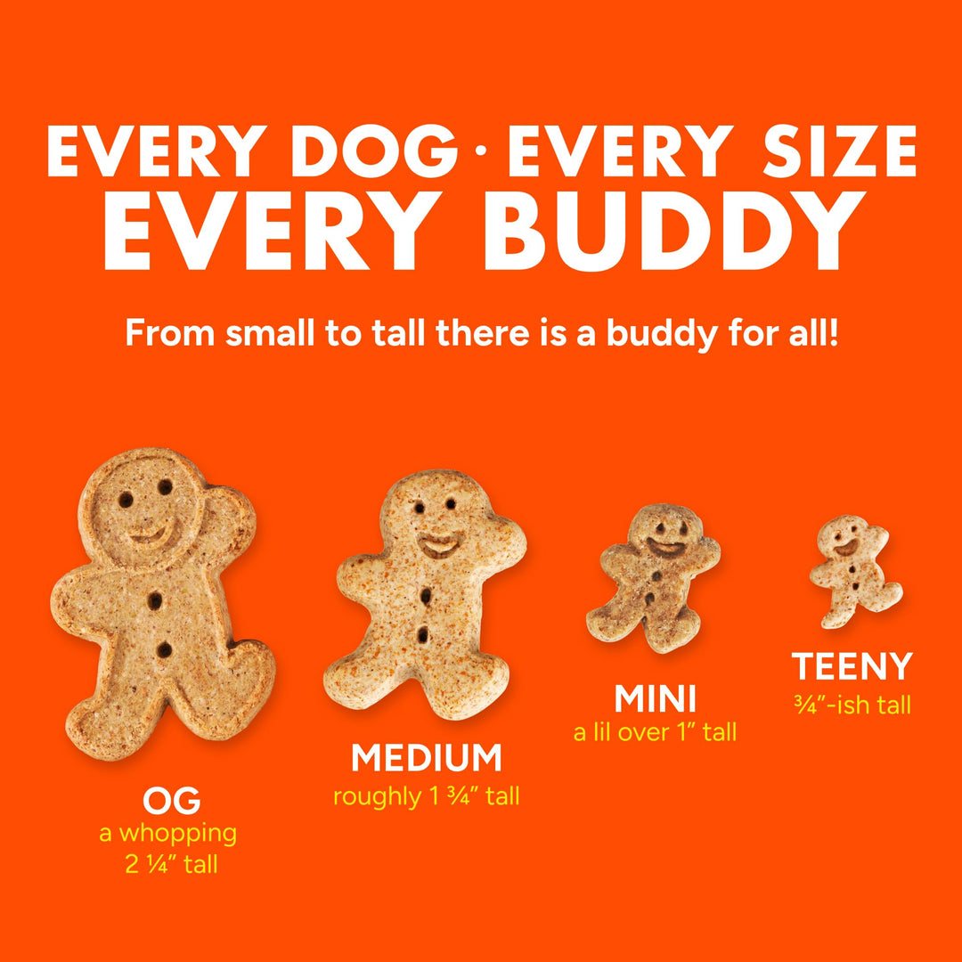 Buddy Biscuits Crunchy Dog Treats, Peanut Butter, 16 oz Box