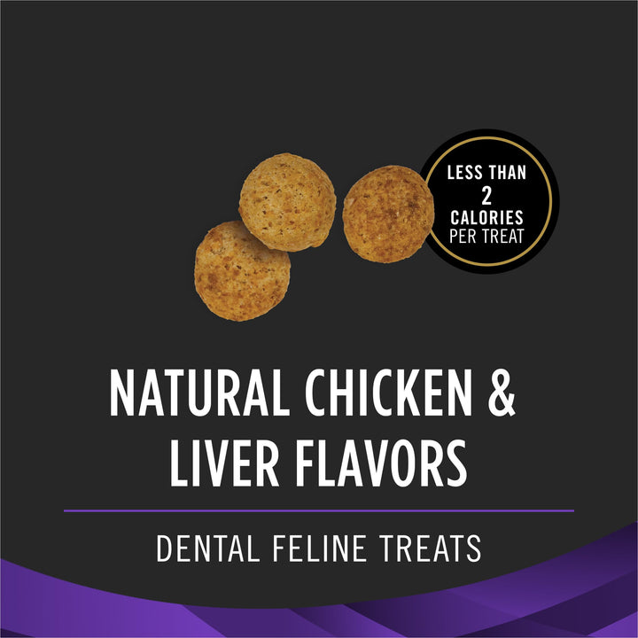 Pro Plan Veterinary Diets Purina Dental Bites Cat Treats - 1.8 oz. Pouch (Pack of 2)