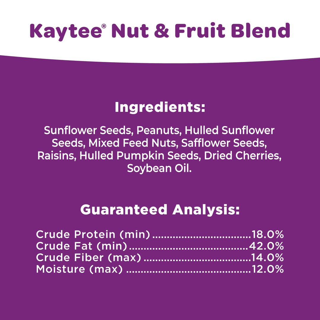 Kaytee Nut &amp; Fruit Wild Bird Seed, 5 lb