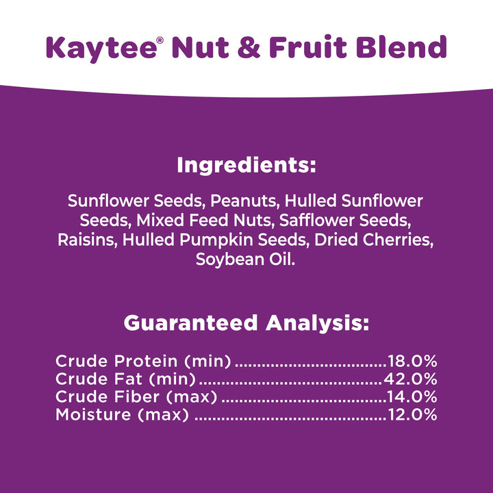 Kaytee Nut &amp; Fruit Wild Bird Seed, 5 lb