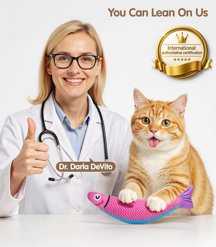 PetBusy Cat Toys with [5000 mg A+Natural Catnip &amp; Silvervine] Kicker Fun