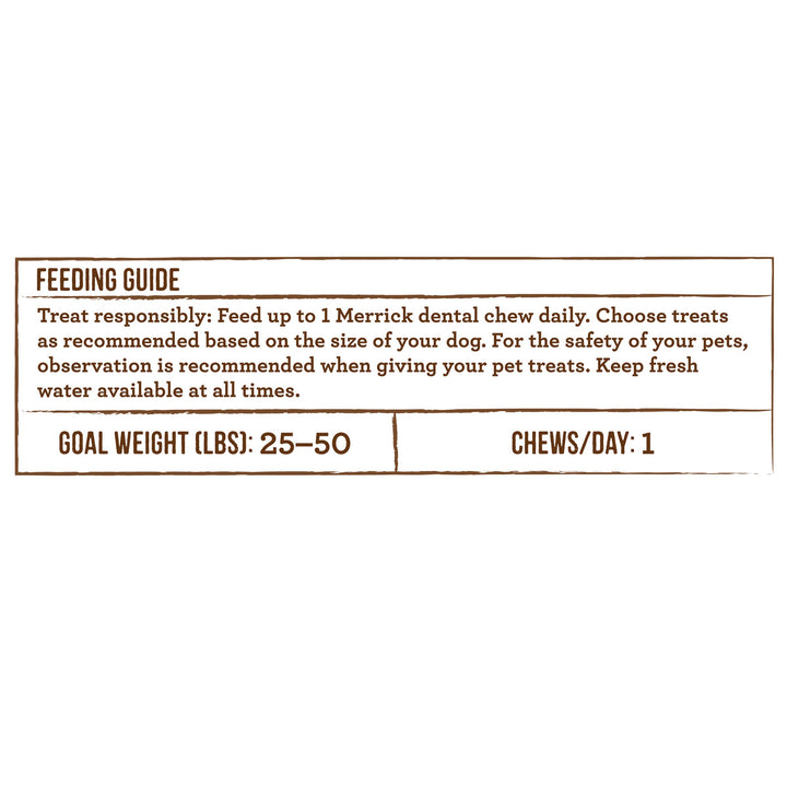 Merrick Fresh Kisses Natural Medium Dental Chews for Dogs, 22 ct. Box
