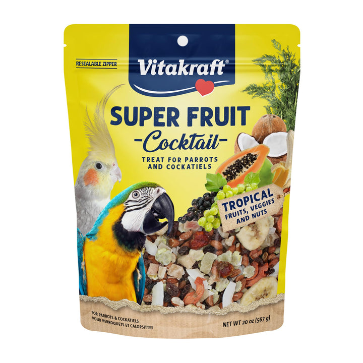 Vitakraft Super Fruit Cocktail Parrot and Cockatiel Treat 20 oz.
