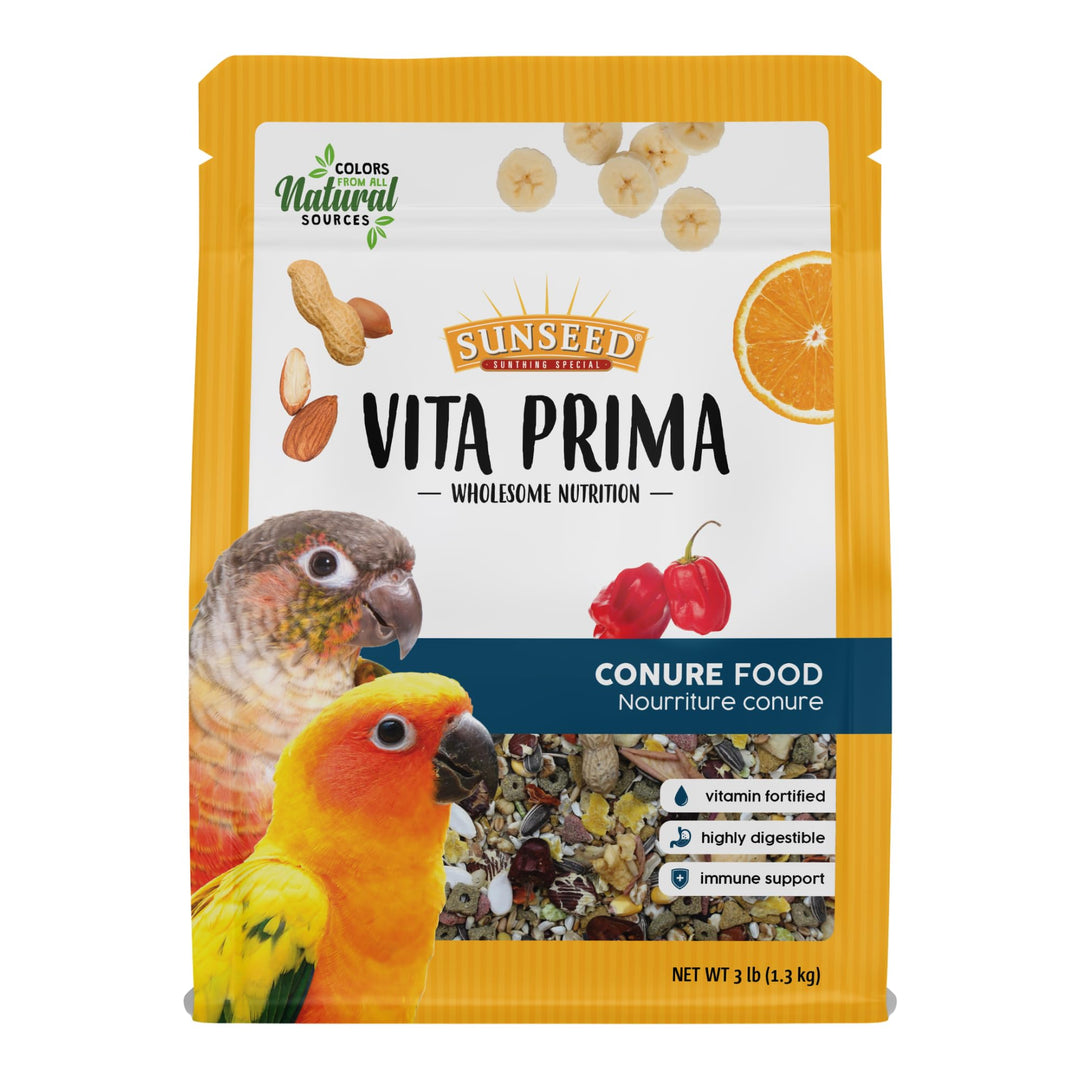 VitaKraft Sunseed Vita Prima Conure Food 3 lb.