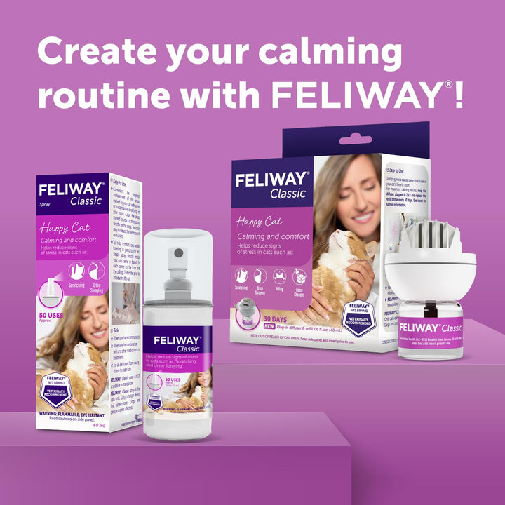 FELIWAY Classic Cat Calming Spray, 60ml