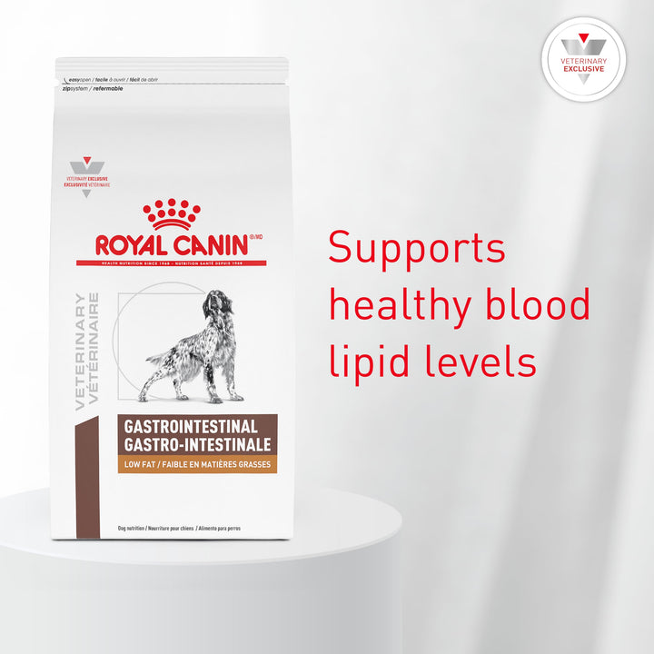 ROYAL CANIN Veterinary Diet Canine Gastrointestinal Low Fat Adult Dry Dog Food, 28.6 lb Bag