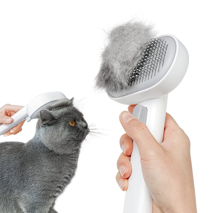 Aumuca Cat Brush for Shedding, Cat Brushes for Indoor Cats, Cat Brush for Long or Short Haired Cats, Cat Grooming Brush Cat Comb for Kitten Rabbit Massage Removes Loose Fur