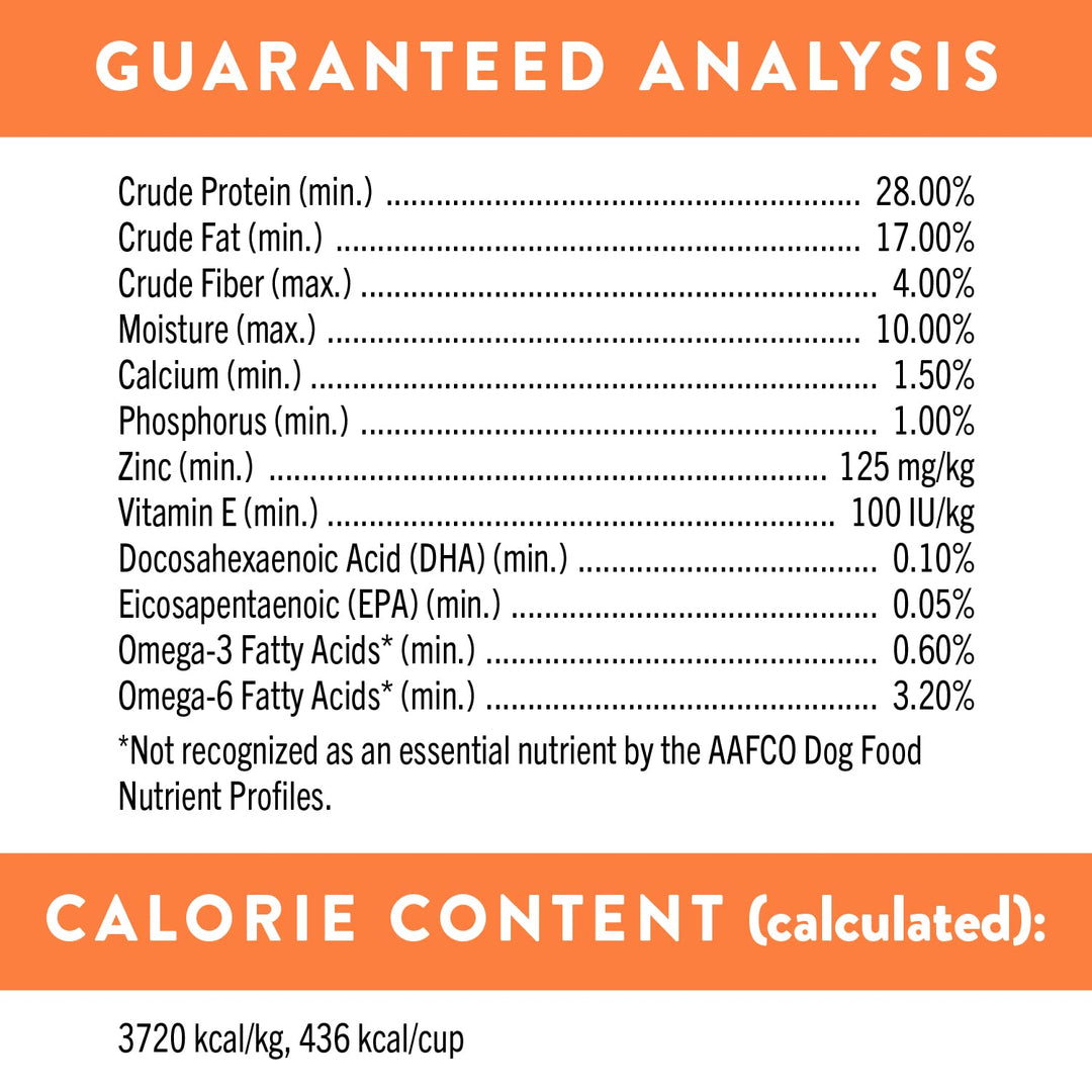 Nutro Ultra High Protein Natural Dry Dog Puppy Food with a Trio of Proteins from Chicken Lamb and Salmon, 30 lb. Bag